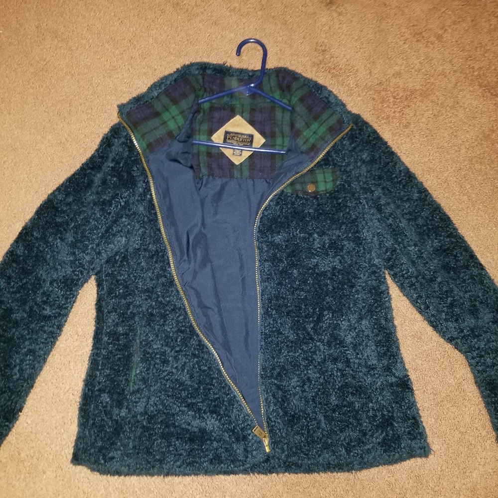 Pendleton Sherpa Jacket Size Small I'm Beautiful … - image 3